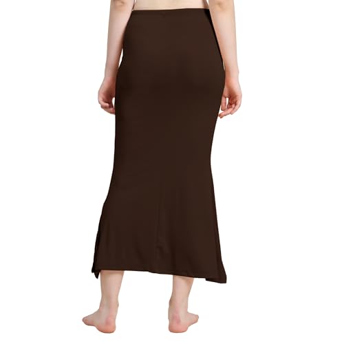 Image of Amazon Brand - Anarva Women Cotton Blended Saree Shapewear Regular Petticoat Skirt For Saree