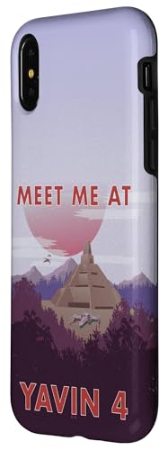 Coque iPhone X XS Star Wars cadeau original Yavin 4 imprimé haute qualité - 2
