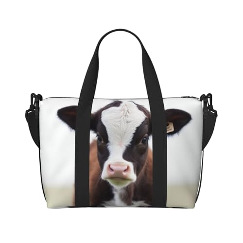 Travel Duffel Bags Personal Item Bag Carry on Luggage Bag Training Handbag Lightweight Waterproof Sports Gym Bag Cow Weekender Bag for Women Men