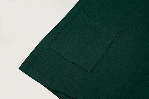 Poetsky Womens 3/4 Sleeve Tunics or Tops to Wear with Leggings Long Shirts Tops with Pockets4