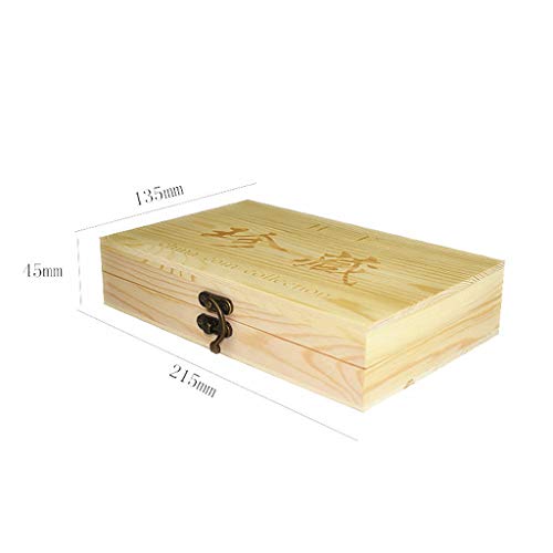 Caja para monedas de madera con 50 compartimentos miniatura 2