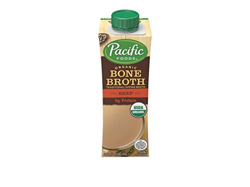 PACIFIC FOODS BONE BROTH BEEF ORG UNSLT 8 OZ