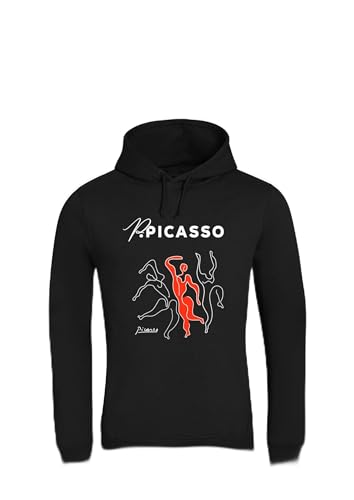 Sweat à capuche Inspire homme Line Art Picasso BCWU33 BR grand sweat Noir XXXL