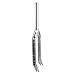 SE BIKES BMX Landing Gear Chrome Chromoly Replacement Fork Cr-Mo Steerer Tube Thread Threadless Caliper Brake Mount (26in Tire, 1-1/8in Threadless)