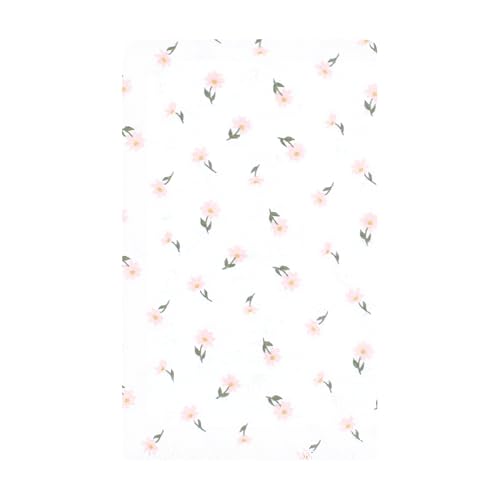 Image of Hudson Baby Unisex Baby Flannel Burp Cloth 10pk, Sage Floral, One Size