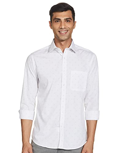 Image of Raymond Men's Print Slim Fit Shirt