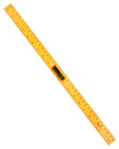 Magnetic 1m Ruler, Clear Drafting Tools Large Teaching Aids, Math Classroom Teaching Measurement Set, Oversized Ruler Geometry Tool Set, Yellow