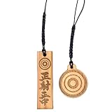 [香取製作所] 弓道根付け ストラップ (藤色) (黒)