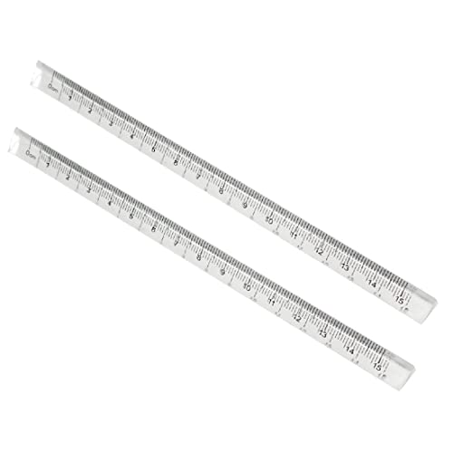SULIUDAJI Lot de 2 règles d'échelle triangulaire 15 cm échelles métriques Triangle Bâton, pour apprendre