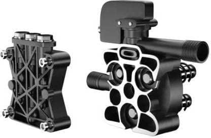 Pressure Washer Pump Head Assembly Set with Auto-Cut Off Switch | Free Brass Inlet Filter | Universal Compatibility | Heavy Duty Head || Black