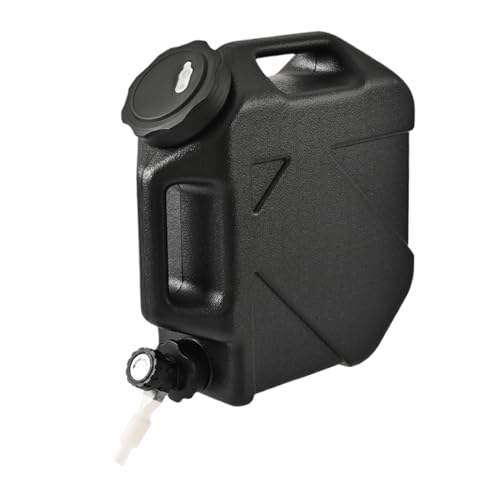 Genérico Jarra de con Conos, de Campamento Krug | Grifo de Tanque de Almacenamiento de de 10L - Cortadora portátil - Cubo para Acampar, vehículo, automóvil, Caminata Exterior, Picnic