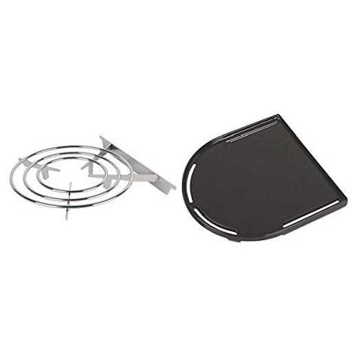 Coleman Roadtrip Swaptop Stove Grate and Coleman RoadTrip Swaptop Cast Iron Griddle Bundle