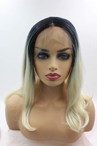New bob 16 Ombre blonde Heat Resistant Hair cosplay Wigs Lace Front wig for women