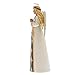 Enesco Jim Shore Heartwood Creek Black and Gold Praying Angel Figurine, 10.28