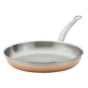 Hestan – CopperBond Collection – 100% Pure Copper Frying Pan, Induction Cooktop Compatible, 11-Inch