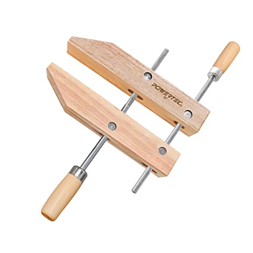 Image of POWERTEC 71043V Wooden Handscrew Clamp, 12-Inch, 1 PK