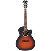 D'Angelico Electronics - Satin Vintage Sunburst 6-string Acoustic Guitar with Spruce Top Merbau Fingerboard Mahogany Body Mahogany Neck