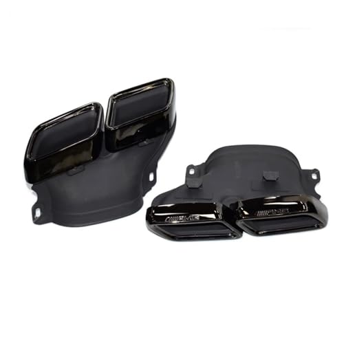 Embout de silencieux en carbone pour W205 C63 S et W222, finition noire exclusive