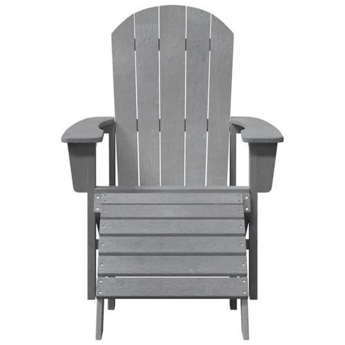 Fauteuil Adirondack en polyéthylène haute densité robuste avec dossier ergonomique - 5