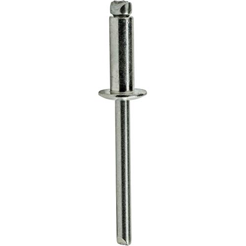 Fastenere Pop Rivets - 1/4\" x 3/8\" (25pcs) Heavy Duty, Open-End, Stainless Steel, Dome-Head Blind Rivets, Corrosion-Resistant, High Tensile & Shear Strength, 8-6 Gap 0.251\"-0.375\"