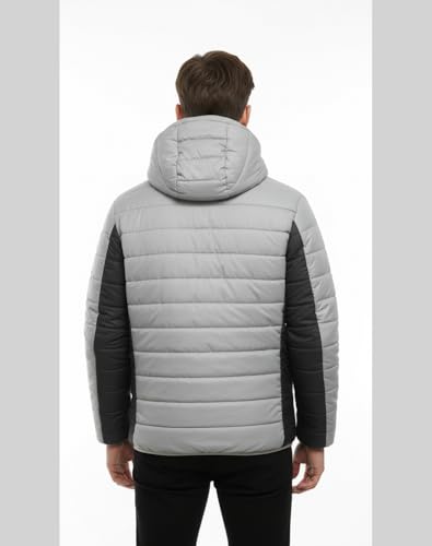 Image of FYLTR Mens Puffer Jacket|Contast Panel | Standard Length| Winter Jacket for Men | Jackets for Men Stylish | Jackets for Man | Perfect for Travel