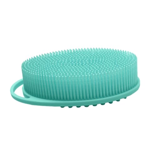 Cepillo Corporal para Ducha - Cepillo de Ducha de Silicona con Cerdas Cepillo Exfoliante Portátil para Espalda, Muslos y Glúteos, Cepillo de Baño Multifuncional Adecuado para Niños Cepillo Húme