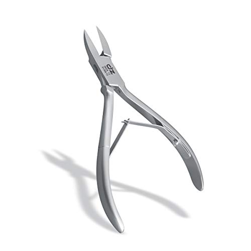 DZ - Alicates de esquina con punta fina y delgada, herramienta de podología para trabajos de esquinas finas (corte extrafino) Cover