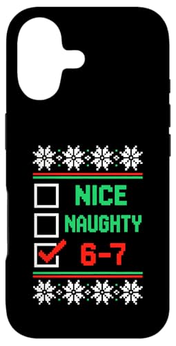 67 Meme Ugly Christmas Z[^[ uC j[X  6-7 X}zP[X iPhone 17 p