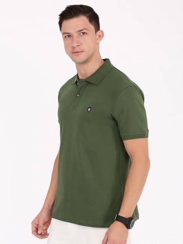 Image of Macroman M-Series Fashion Half Sleeve Polo Core Casual T-Shirt for Men, Cotton Blend, Pack of 1