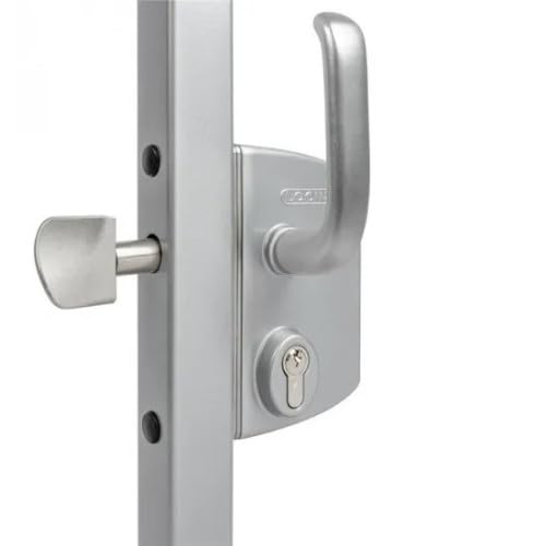 Locinox - Serrure LSKZ pour portail coulissant Inox Profil 50 mm Axe à 30 mm | Serrure de portail coulissant en applique inox - Clé I - Axe à 30 mm - Profil 50 mm - LSKZ - Locinox