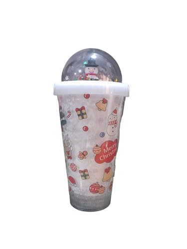 Image of EMERGE LED Light Tumbler with Straw| Freezable Tumbler for Cold Drinks | Christmas Gift | Tumbler for Cold Coffee /Tea /Juices /Drinks (White)
