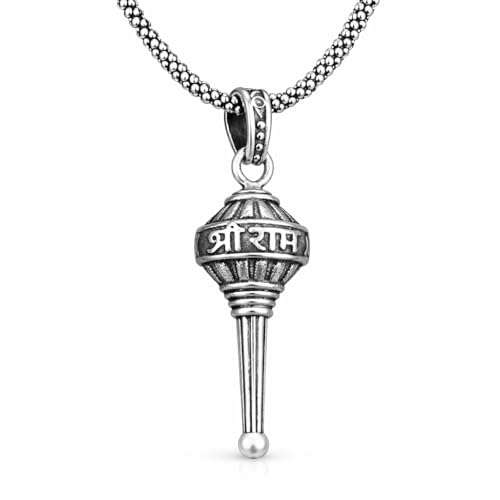 Image of Hanuman Locket for Men & Women | Spiritual Religious Pendant with Chain | Bajrangbali Hanuman Ji Kavach for Protection, Strength, Positive Energy & Devotional Wear Unisex