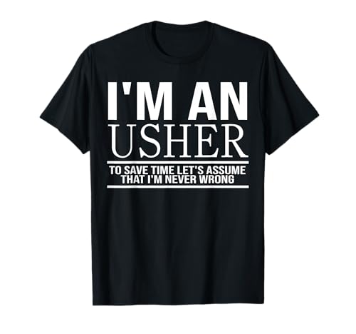 T-shirt « I'm An Usher », cadeau Usher T-Shirt