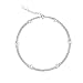 DIDa Heart Bracelet Rose Gold Bracelet for Women Adjustable Bracelet Bangle