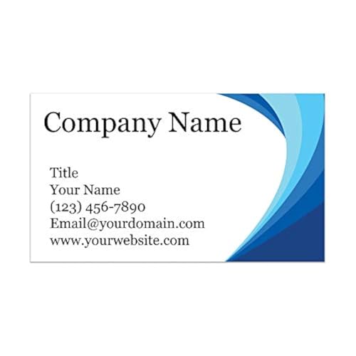 Custom Printed Business Cards - Thick Sturdy Stock 300GSM -