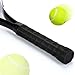 VercanMonth 4 Pack Tennis Rackets for Adults Recreational 4 Players Pre Strung 27 Inch Tennis Racquets Lightweight Rackets Bulk with Balls Overgrips for Training(Black)
