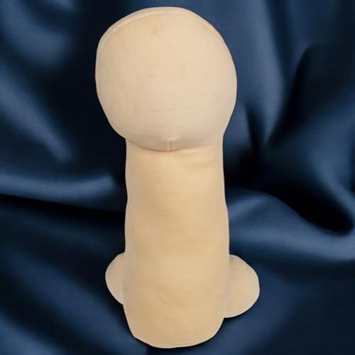 MIJOMA Plüsch-Penis 30 cm – Kuschelpuppe in Hautfarbe oder Regenbogen – Lustiger Scherzartikel – Weiches Stofftier aus 100% Polyester – Perfektes Mitbringsel für Spaß & Unterhaltung (Hautfarben)