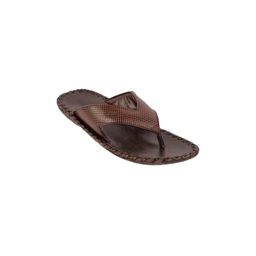 Image of Metro Men Thong Leather Chappal