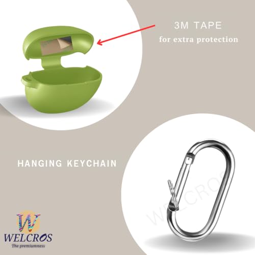 Image of WELCROS Soft Silicone Protective Case Cover for OnePlus Buds 4 (Matcha)