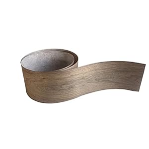 20×250 cm Natuurlijke zwarte Walnut fineer houten meubels DIY decoratieve massief hout fineer tafel en stoel Refurbis…