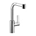 Produktbild Dornbrach Elio Einhebelmischer Pull-Out mit Brausefunktion mit Griffhebel Links, Ausladung 235mm, Farbe: Chrom - 33870791-00