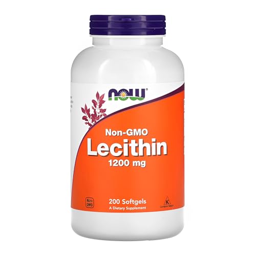 NOW Foods Lecitina 1200mg 200 Soft Importado