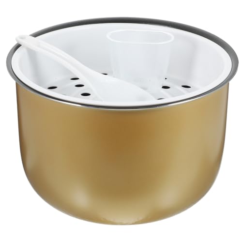 NOLITOY Olla Interior Inoxidable de Arrocera Eléctrica Revestimiento Antiadherente Buena Conducción de Calor Accesorio de Cocina Práctico y Funcional