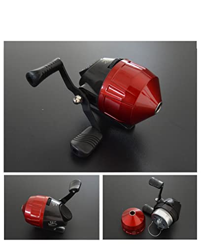 Kit de carretel de pesca estilingue catapulta de caça dardo de tiro fechado carretel de pesca conjun