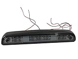 Gldifa Fit 1992-1996 Ford F150/Bronco/F250/F350 Smoke Lens 3rd Brake Light Tail Lamp