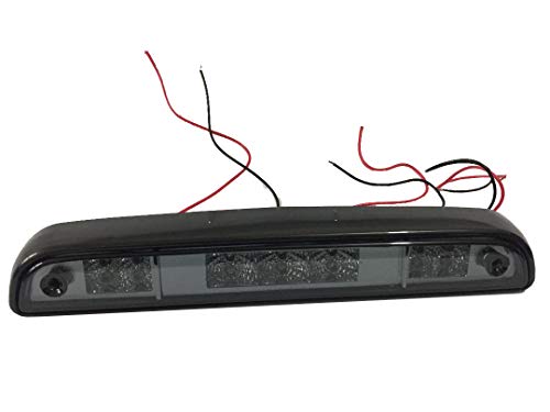 Gldifa Fit 1992-1996 Ford F150/Bronco/F250/F350 Smoke Lens 3rd Brake Light Tail Lamp