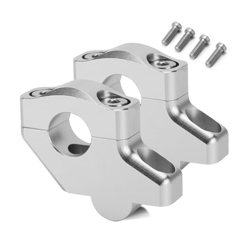 Riser de guidon moto 25,4 mm déporté avec pinces de fixation pour custom Shadow