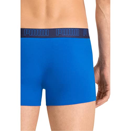 PUMA Herren Boxer Boxershorts Shorts Unterhosen Comfort Stretch 2er Pack, Farbe:Blau, Größe:2XL, Artikel:-005 True Blue – Ansicht 4