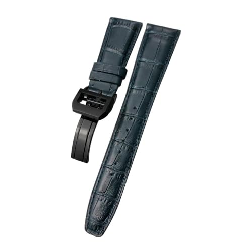 [ȓX] vvoh 20 ~[g 21 ~[g 22 ~[g Fit For IWC |gM[[ɃtBbg|gtB[mɃtBbgNVbNȎubNu[vvXgbv(Black Gray,21mm)