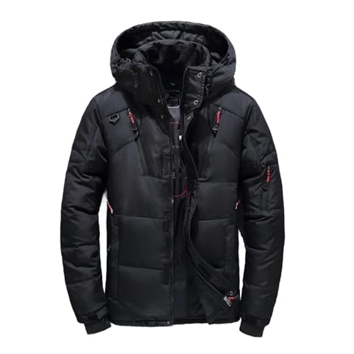 Men Winter Jacket White Duck Down Parka Casual Goose Feather Men's Winter Coat Hood Thick Warm Waterproof Jackets